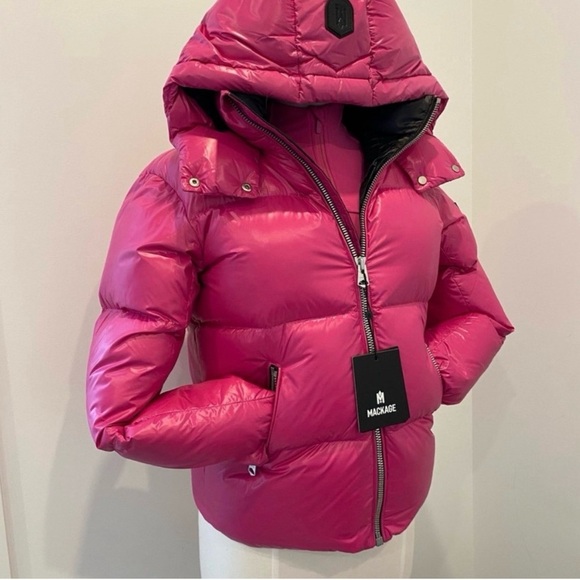 Mackage Women's Fuchsia Puffer Jacket - Picture 4 of 16